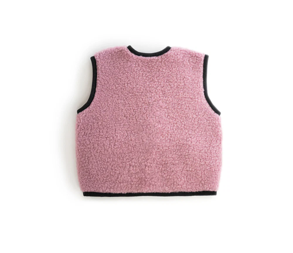Alwero - Bodywarmer "Alpen 2.0" Junior, Biowolle, Venetian Pink, ultra light - Image 13