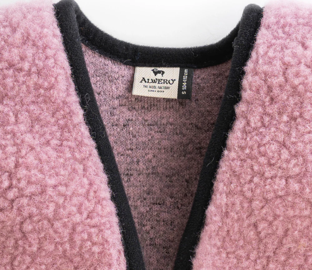 Alwero - Bodywarmer "Alpen 2.0" Junior, Biowolle, Venetian Pink, ultra light - Image 15