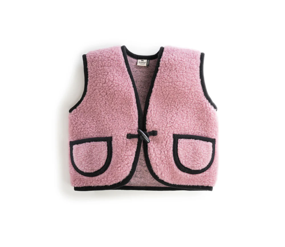 Alwero - Bodywarmer "Alpen 2.0" Junior, Biowolle, Venetian Pink, ultra light - Image 4
