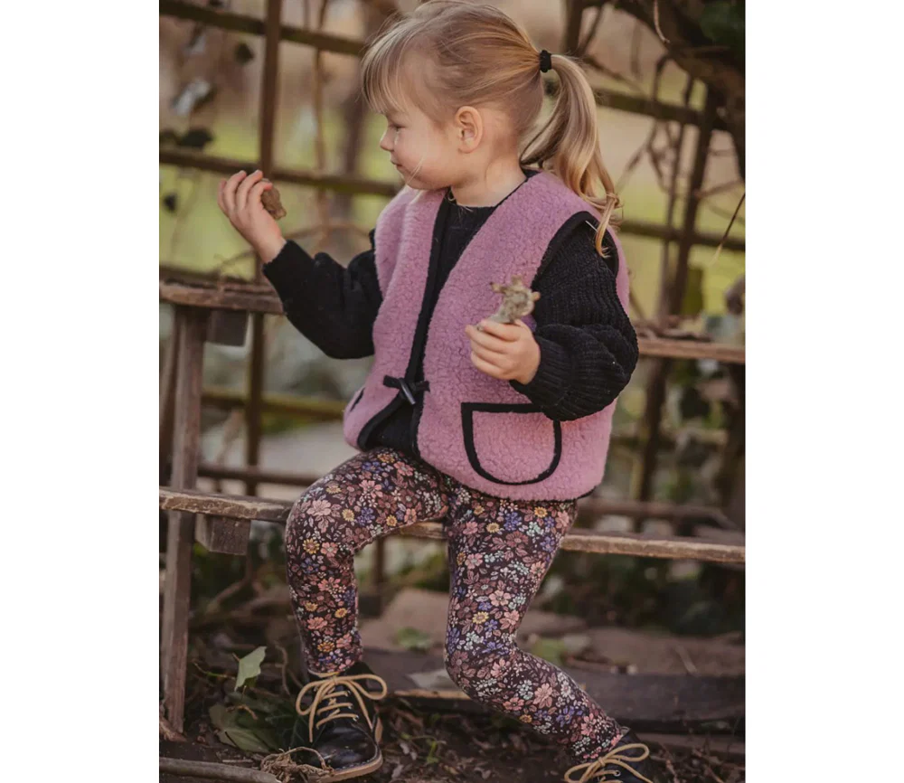 Alwero - Bodywarmer "Alpen 2.0" Junior, Biowolle, Venetian Pink, ultra light - Image 7