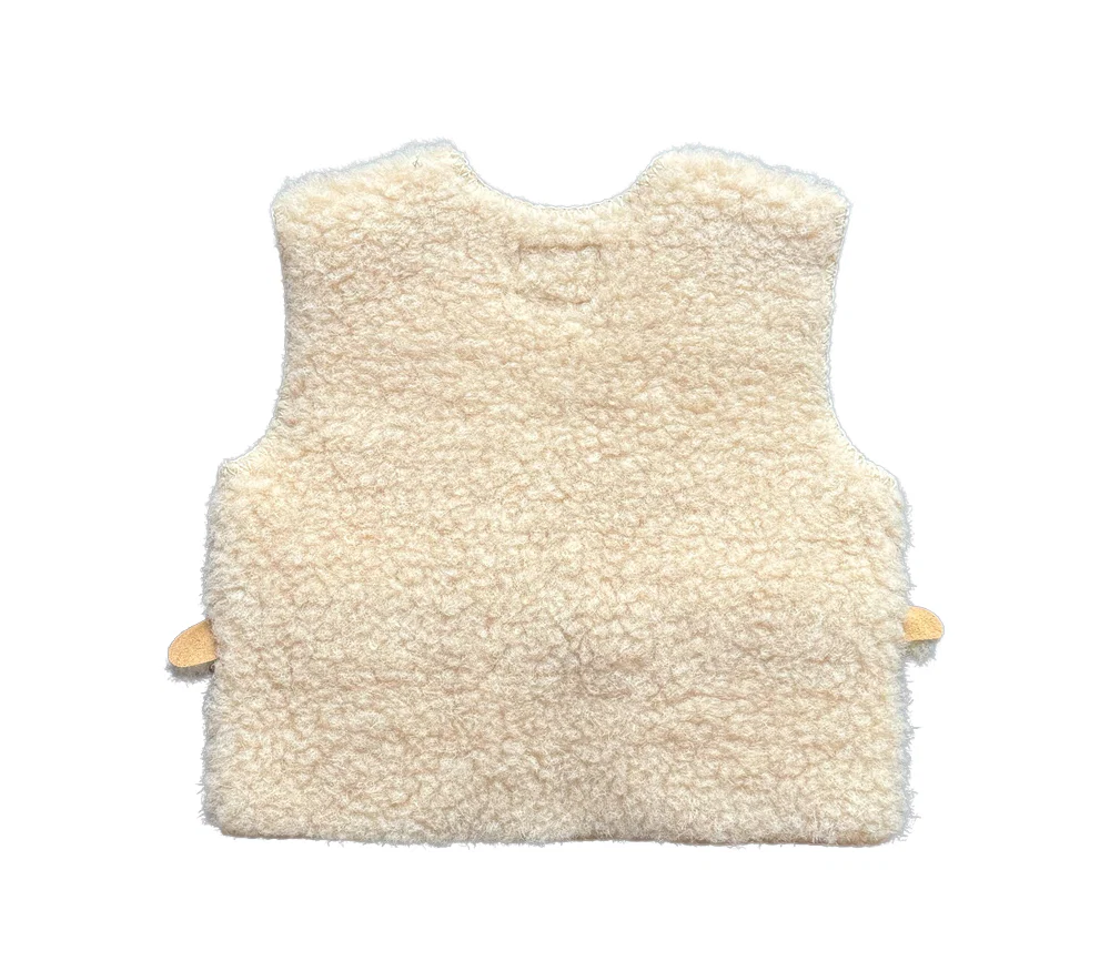 Alwero - Bodywarmer "ALPI", Biowolle, English Tea, ultra light - Image 5
