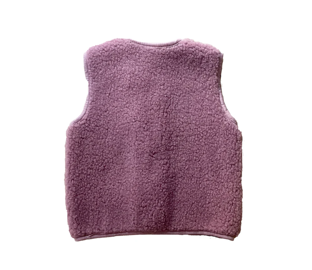 Alwero - Bodywarmer "PO" Adult, Biowolle, VENETIAN PINK, ultra light - Image 5