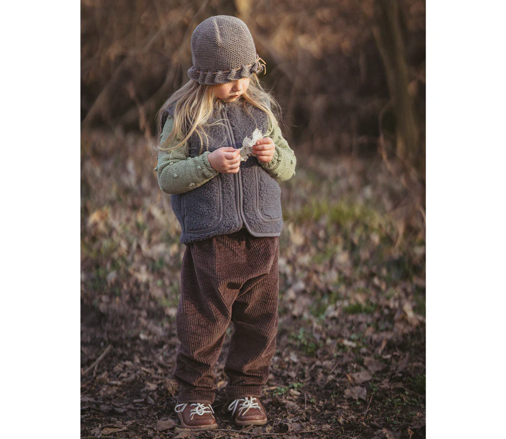 Alwero - Bodywarmer RUDI Junior, Anthrazit, Biowolle ultra light - Image 3