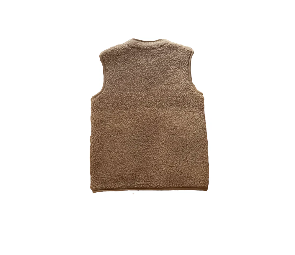 Alwero - Bodywarmer RUDI Junior, Tan, Biowolle ultra light - Image 3