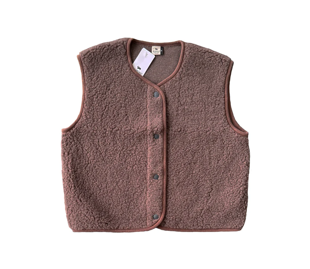 Alwero - Bodywarmer "TYB" ADULT, CHOCOLATE MARTINI, Merinowolle, ultra light - Image 4