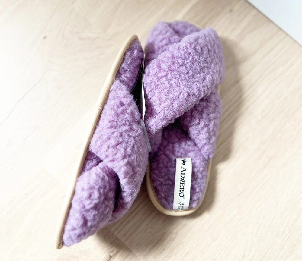 Alwero - Hausschuhe Flip-Flop, TWENN X, Lilly, Biowolle - Image 3