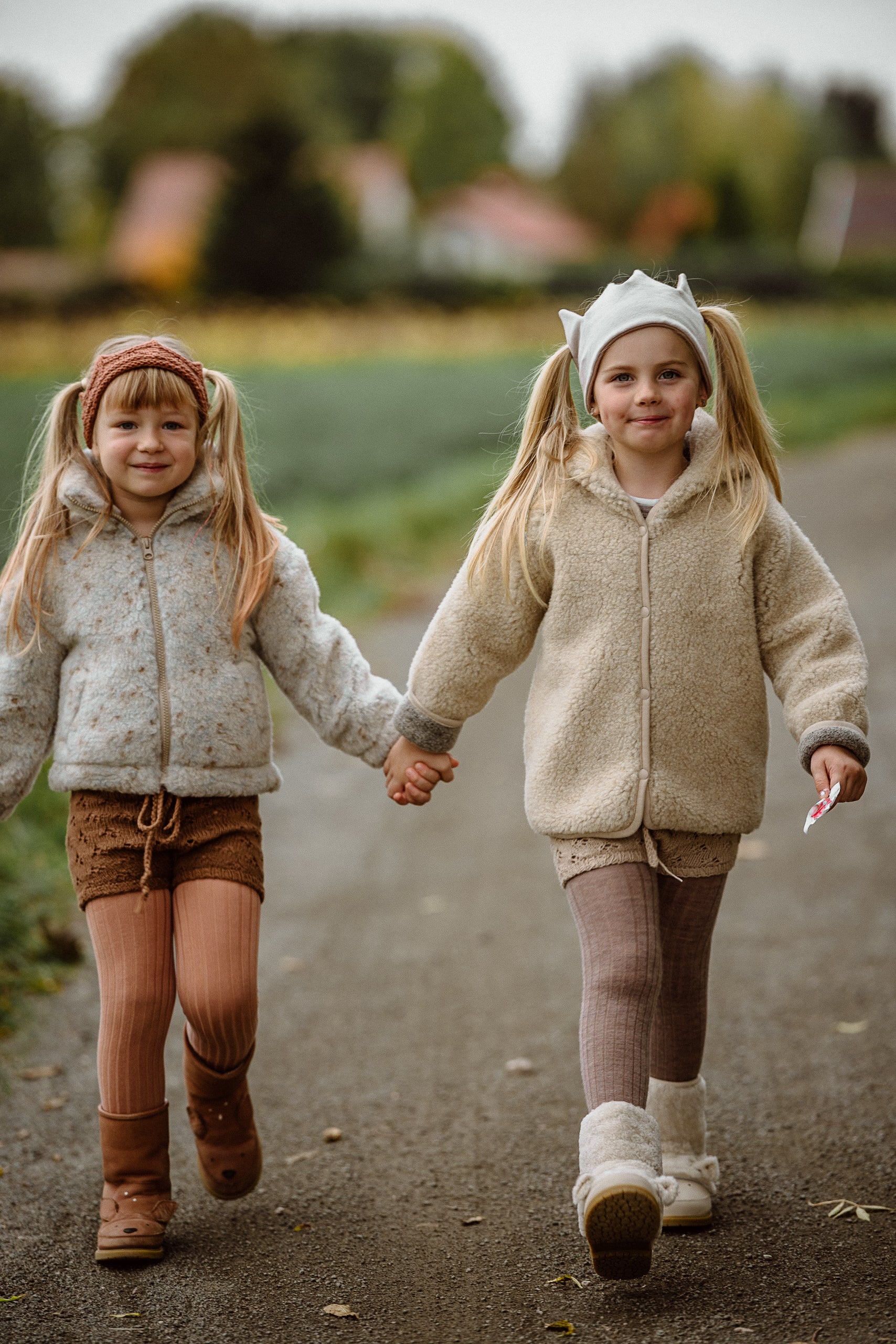 Alwero - Jacke BLANCS Jr., Oversize, BEIGE MULTIDOTS, Biowolle, ultra leicht - Image 10