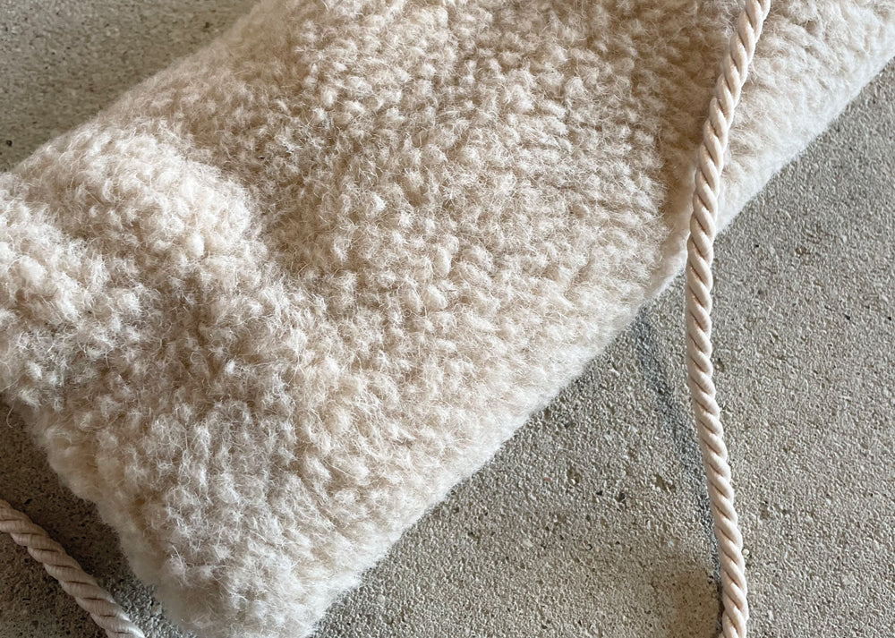 Alwero - MUFF, Beige, Biowolle - Image 3