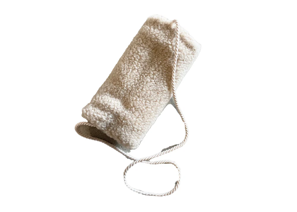 Alwero - MUFF, Beige, Biowolle - Image 4