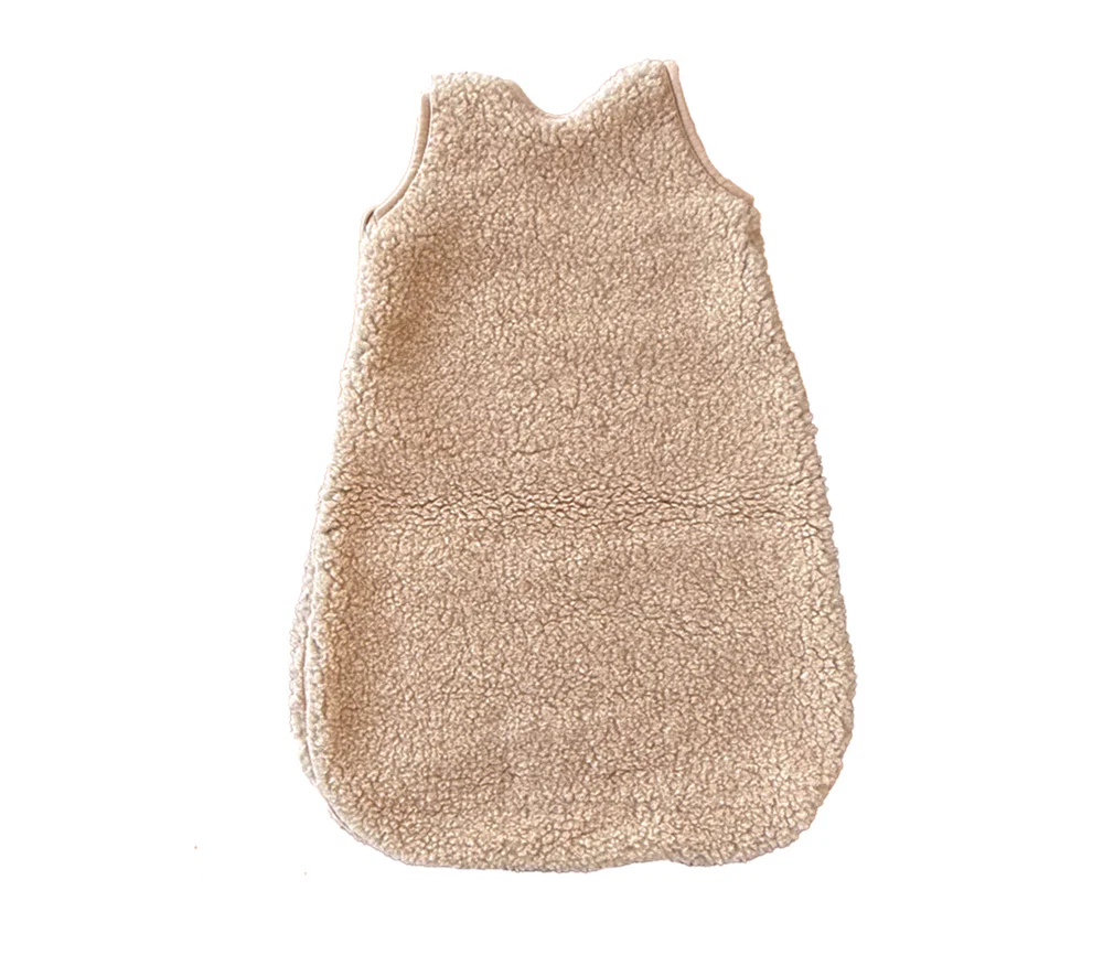 Alwero - Schlafsack ärmellos, Biowolle, SANDY BROWN - Image 6
