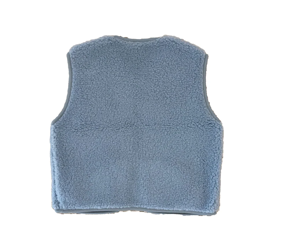 Alwero - Weste "POS" Adult, Biowolle, Icy Blue, ultra light - Image 5