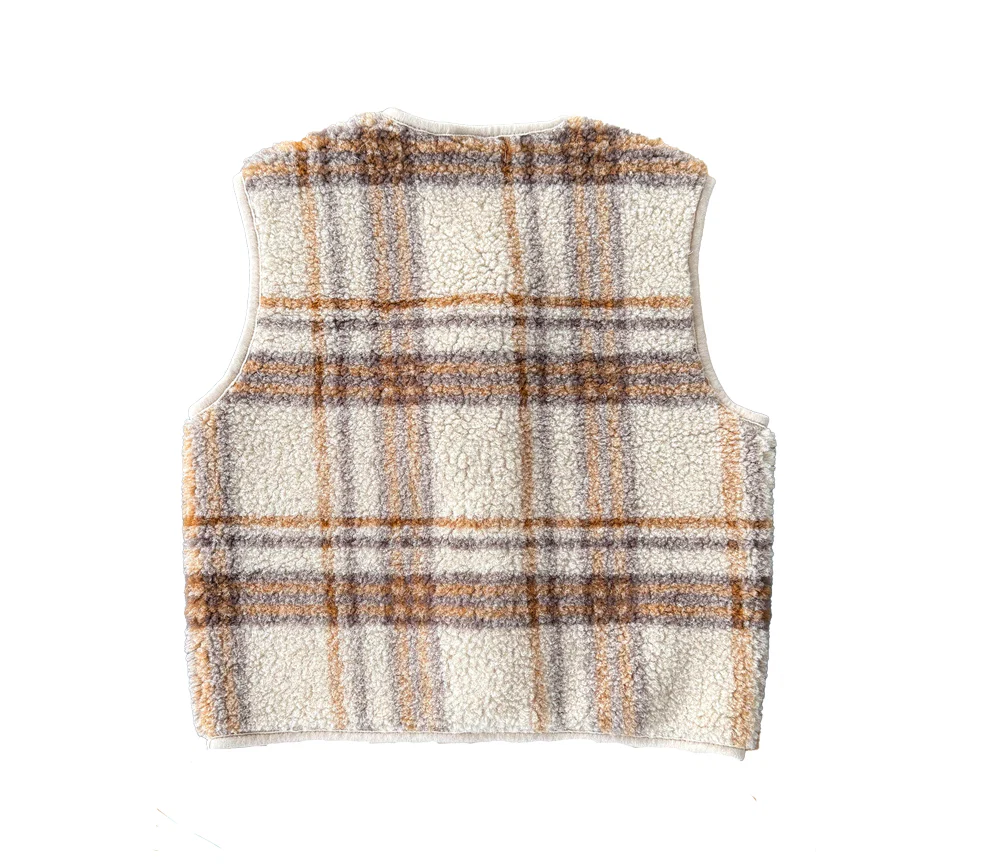Alwero - Weste "TYB" Adult, SCOTCH BEIGE, Biowolle Ultra Light - Image 4